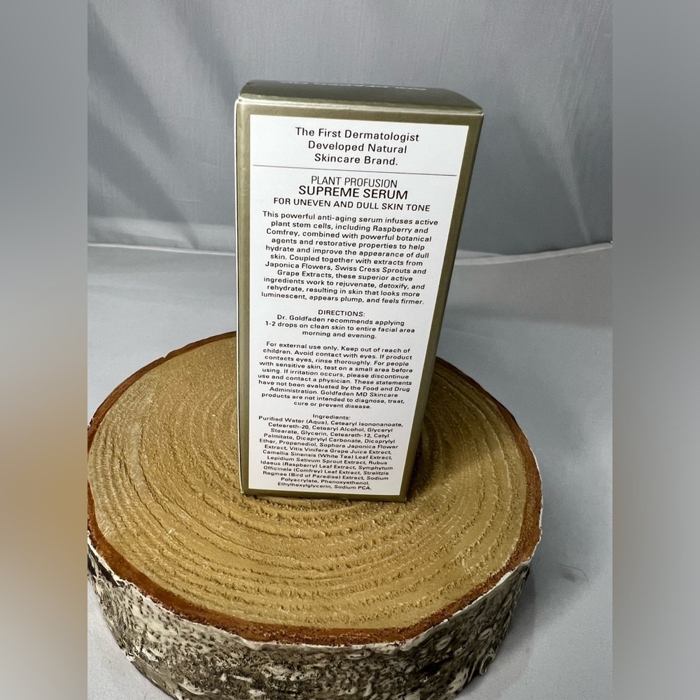 Goldfaden Md Plant Profusion Supreme Serum Smoother Firmer Skin NWT - Picture 5 of 10